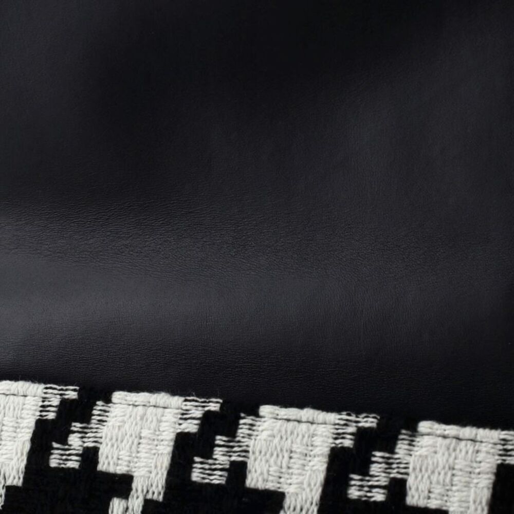 Christian Dior Caro Bag Macro-Houndstooth Fabric Medium Black, White - Picture 6 of 7